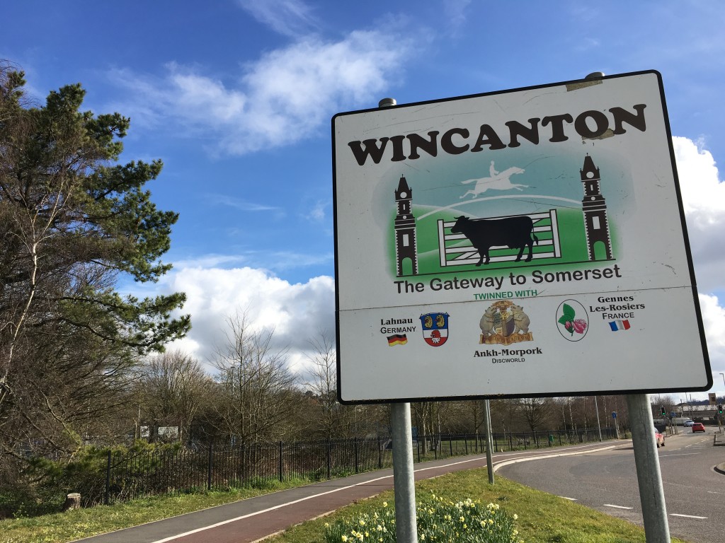 Wincanton sign post